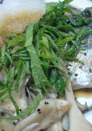 あっさり☆さごし(さわら)の酒蒸し焼き-レシピのメイン写真