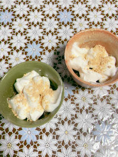 ホイップクリームWith 黒糖わらびもち-レシピのメイン写真