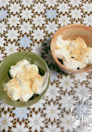 ホイップクリームWith 黒糖わらびもち-レシピのメイン写真