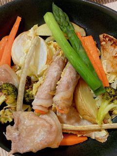 豚肉とあまり野菜の簡単グリル-レシピのメイン写真
