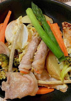 豚肉とあまり野菜の簡単グリル-レシピのメイン写真