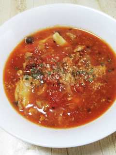 鯖缶ミネストローネ-レシピのメイン写真
