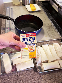 超簡単、絶品チーズ春巻き☆-レシピのメイン写真