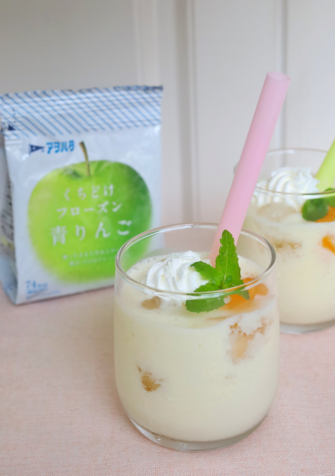 りんごの豆乳ヨーグルトシェイク-レシピのメイン写真