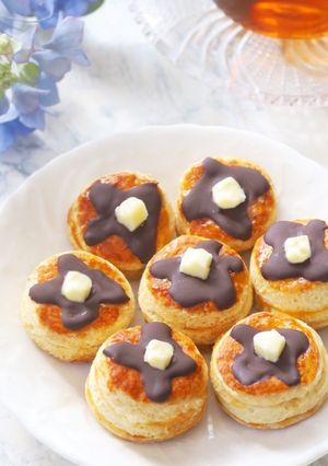 バレンタインに☆ホットケーキ形クッキー-レシピのメイン写真