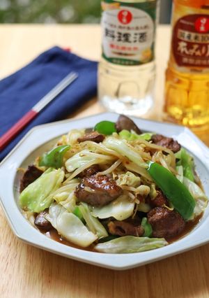 鶏レバーの甘辛野菜炒め-レシピのメイン写真