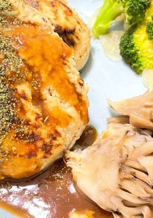 肉汁ジュワッ〜なコクあるソースハンバーグ-レシピのメイン写真