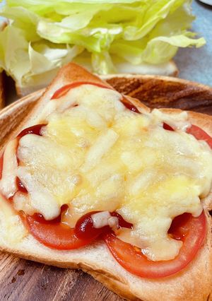 かんたんピザトースト-レシピのメイン写真