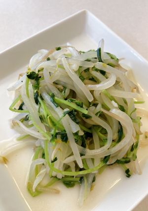 居酒屋風♡豆苗もやし炒め-レシピのメイン写真