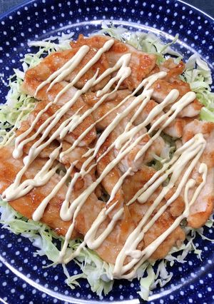 時短簡単で柔らかな鶏胸肉のタレマヨ♪-レシピのメイン写真