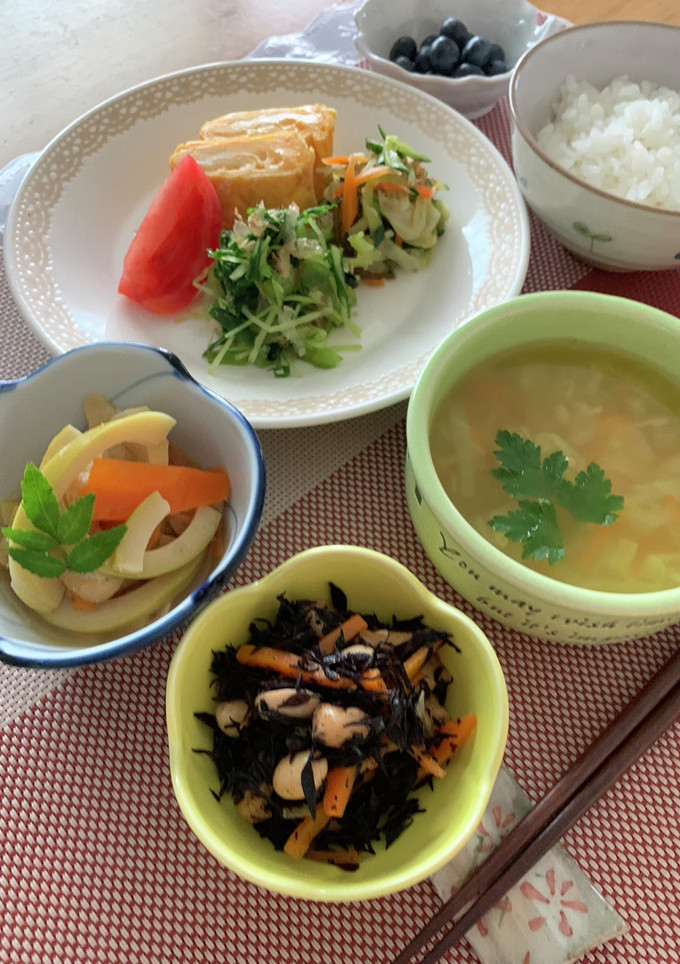 今朝は和洋定食♪-レシピのメイン写真