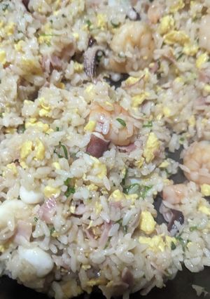 えびといかのチャーハン-レシピのメイン写真