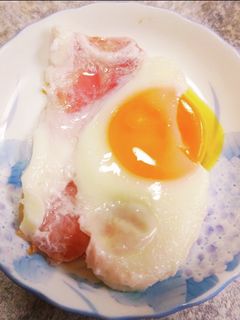 ベーコンエッグ-レシピのメイン写真