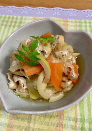 はちくと揚げの含め煮♪-レシピのメイン写真