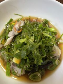 しめ鯖とねぎいっぱいの和え物-レシピのメイン写真