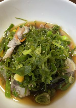 しめ鯖とねぎいっぱいの和え物-レシピのメイン写真