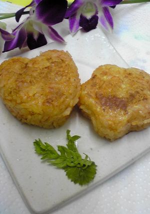超・簡単!ケチャップ焼きおにぎり◎-レシピのメイン写真