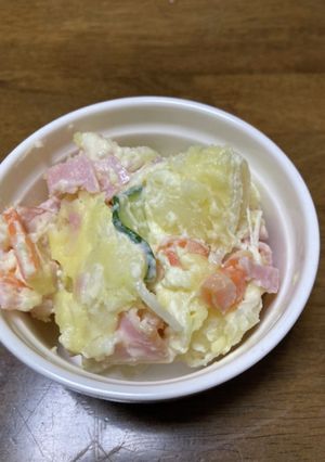 夏にオススメ わさび風味のポテトサラダ-レシピのメイン写真