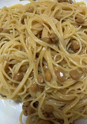 納豆パスタ-レシピのメイン写真
