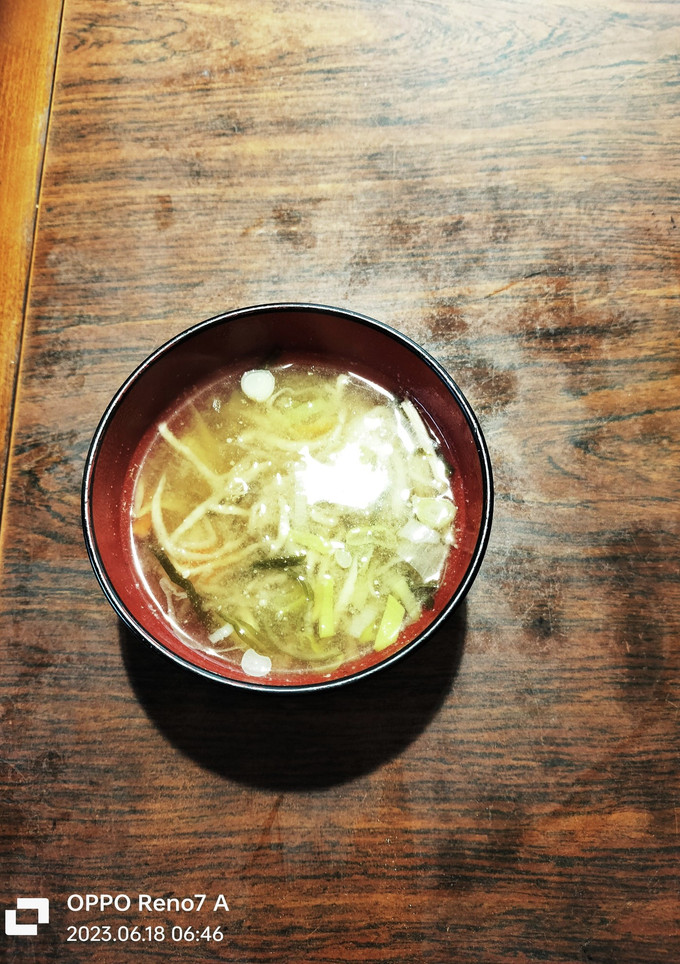長ねぎと切り干し大根のお味噌汁-レシピのメイン写真