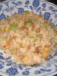 ♪野菜もいっしょ♪納豆チャーハン♪-レシピのメイン写真