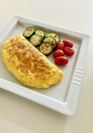 みんなで分ける大きなオムレツ-レシピのメイン写真