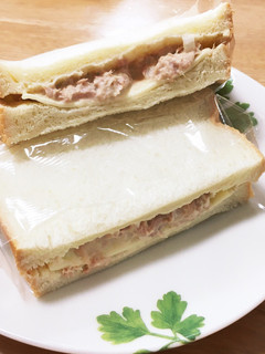 長ネギとスライスチーズのツナサンド-レシピのメイン写真