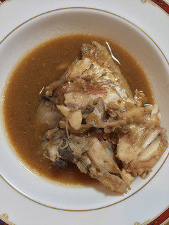 真鯛の頭・あらの味噌煮-レシピのメイン写真