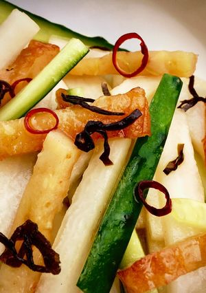 大根､胡瓜､薩摩揚の塩昆布 胡麻油和え-レシピのメイン写真