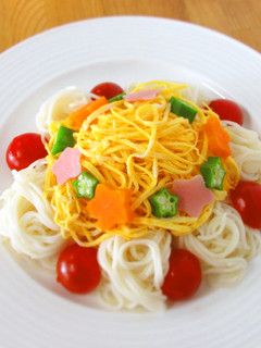 七夕に*彩りそうめん-レシピのメイン写真