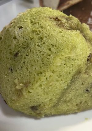 抹茶小豆のモチモチ蒸しパン-レシピのメイン写真