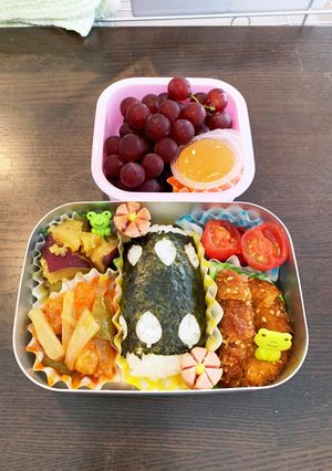 リーフ弁当☆幼稚園用☆3歳　年少-レシピのメイン写真