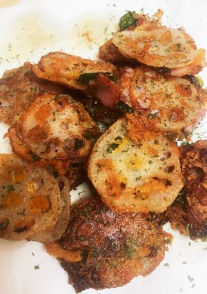 レンコンのはさみ焼き-レシピのメイン写真