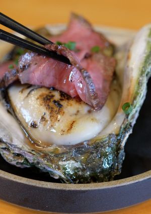 最強コンボ！牡蠣×ローストビーフ！-レシピのメイン写真