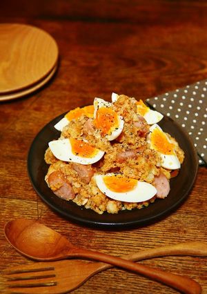 ソーセージと卵のスパイシーなポテトサラダ-レシピのメイン写真