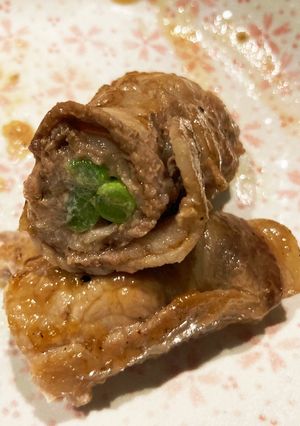 夏バテ対策ニンニクの芽の肉巻き-レシピのメイン写真