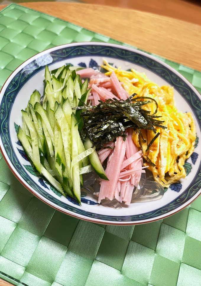 冷やし中華なところてん-レシピのメイン写真