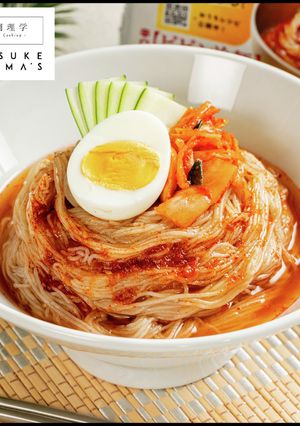 中の人に教わった「ふるる冷麺」の食べ方-レシピのメイン写真