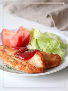 ささみマヨパン粉焼き-レシピのメイン写真