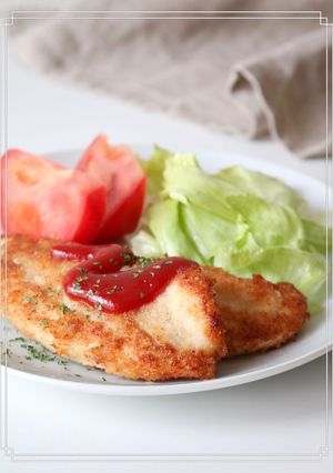 ささみマヨパン粉焼き-レシピのメイン写真