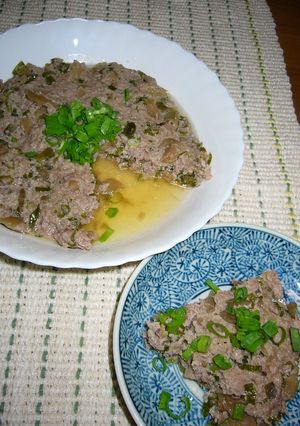 ✿ザーサイ入りひき肉蒸し✿-レシピのメイン写真