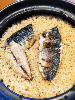 鯖と鯵 土鍋 炊き込みご飯-レシピのメイン写真