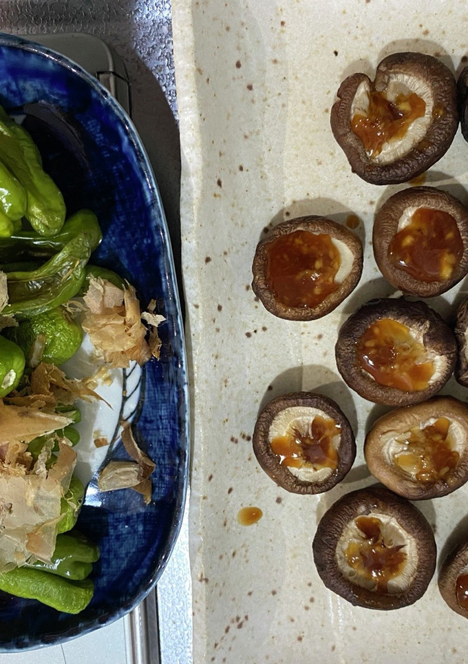焼くだけ！椎茸andししとう-レシピのメイン写真