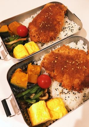 息子×2弁当　23/6/18-レシピのメイン写真