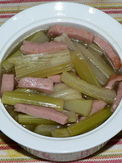 セロリとソーセージのエスニック風スープ煮-レシピのメイン写真