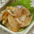 ピリ辛☆アジ刺✖️キムチでスタミナつまみ