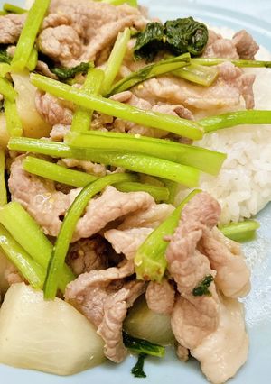 カブと豚肉のハニーマスタード炒め-レシピのメイン写真