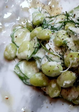ディルと枝豆のヨーグルトソース和え-レシピのメイン写真