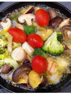 簡単♪美味しい♪具たっぷりアヒージョ-レシピのメイン写真