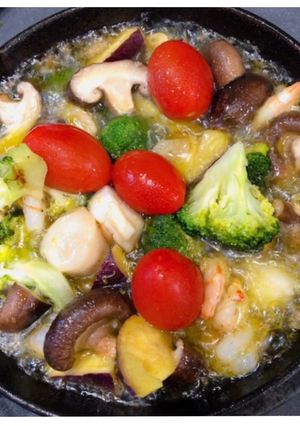 簡単♪美味しい♪具たっぷりアヒージョ-レシピのメイン写真